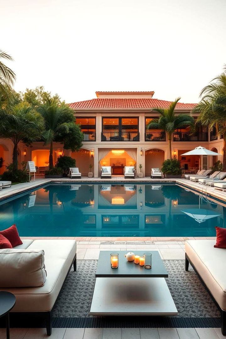 Luxe Resort Ambiance - 22 Pool Decor Ideas