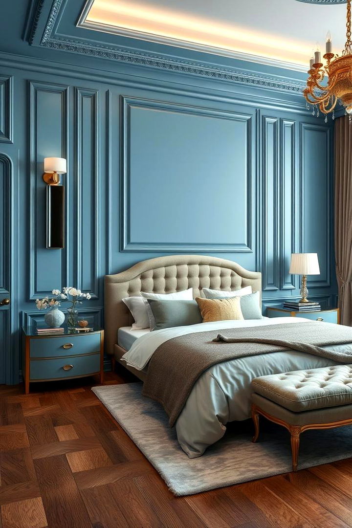Luxe Sky Blue Finishes - 22 Sky Blue Bedroom Ideas
