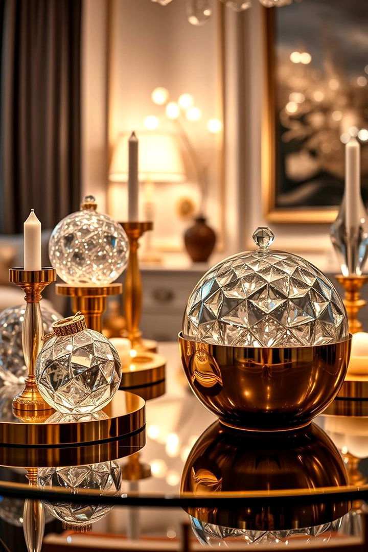 Luxe Sparkle Touch - 22 Coffee Table Decor Ideas