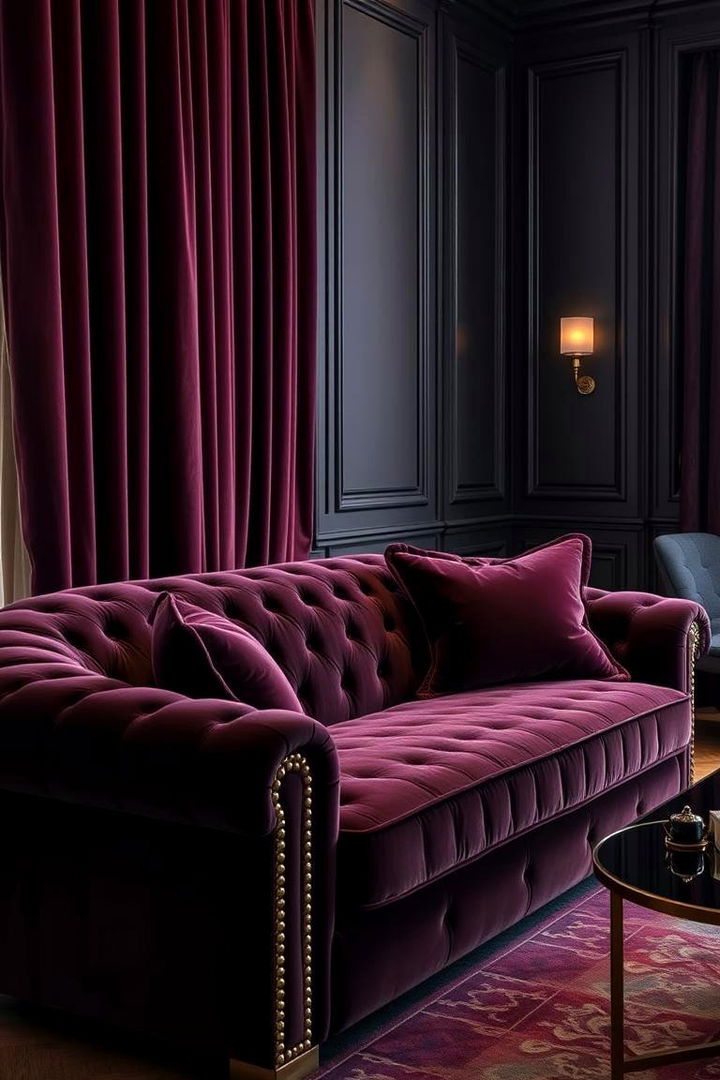 Luxe Velvet Touch - 22 Living Room Couch Ideas