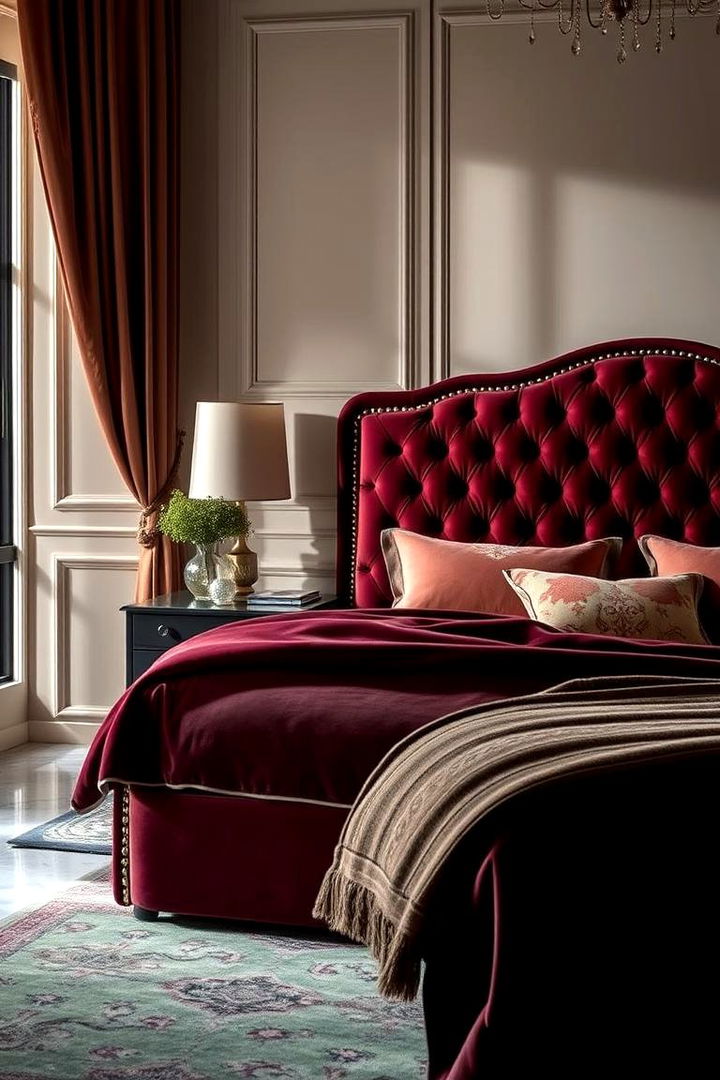 Luxe Velvet Upholstered Bed - 22 Unique Bed Design Ideas