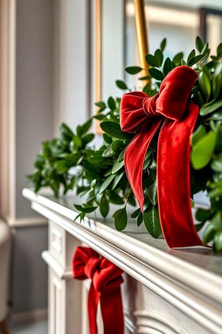 Luxe Velvet and Luster - 22 Mantel Garland Ideas