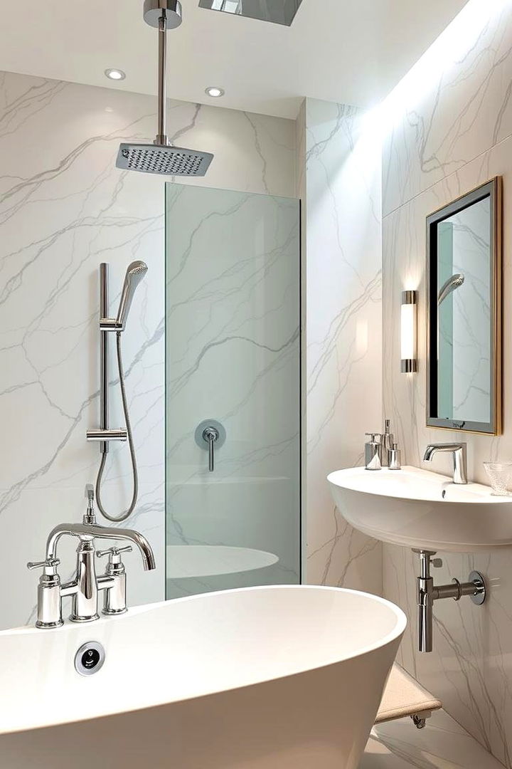 Luxurious Bath Fixtures - 22 Aesthetic Bathroom Ideas