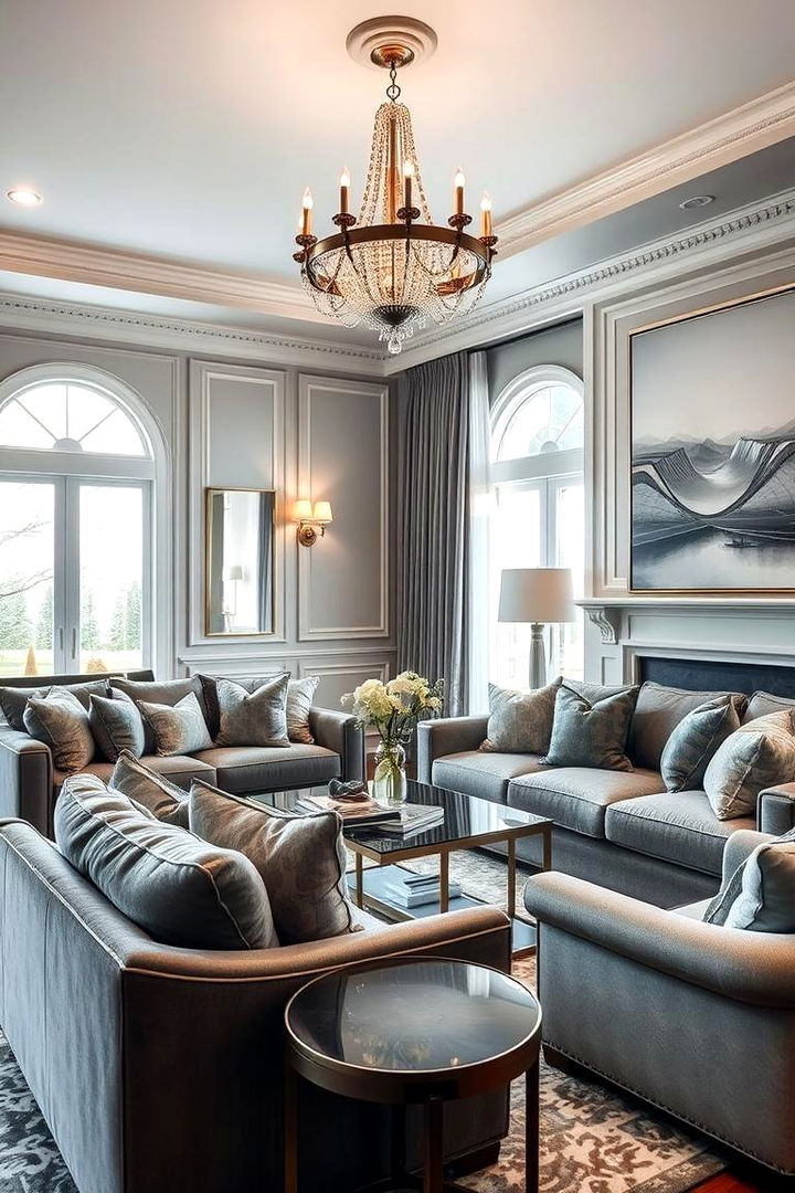 Luxurious Comfort Essentials - 22 Grey and Sage Green Living Room Ideas