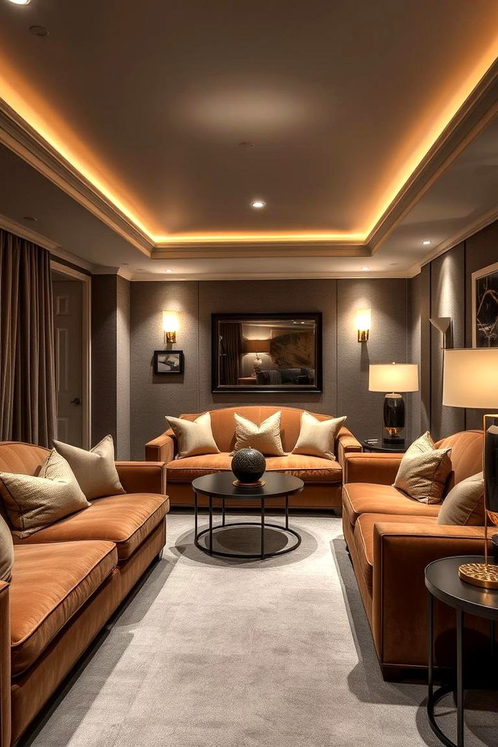 Luxurious Comfort Zone - 22 basement decorating ideas