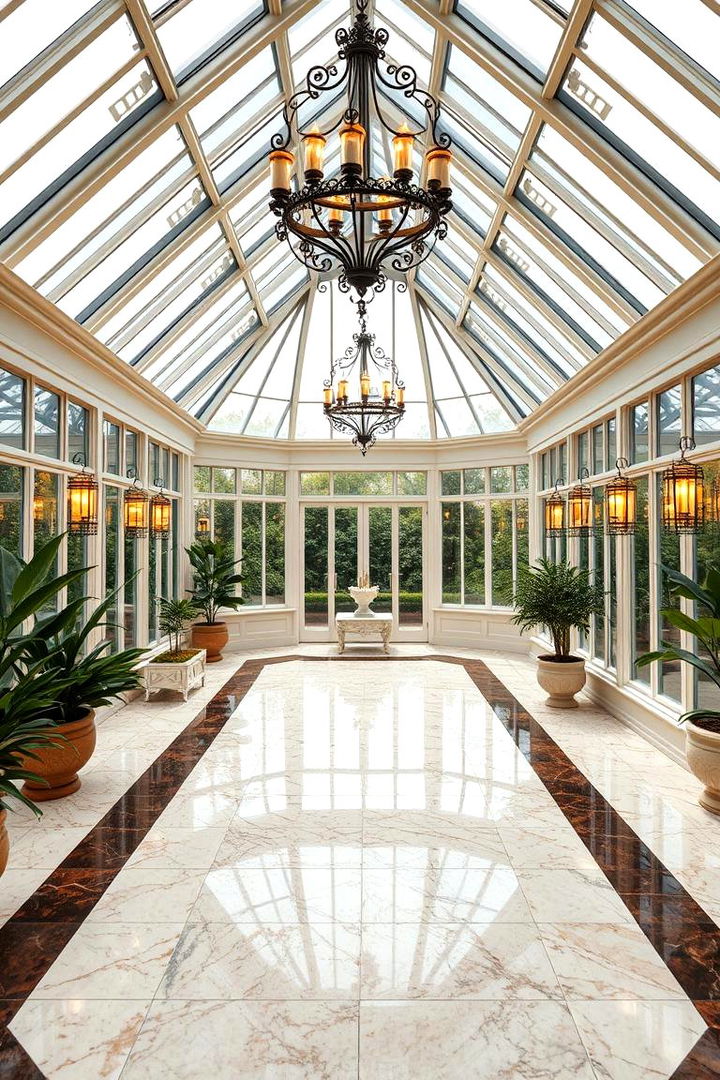 Luxurious Conservatory - 22 Corner Greenhouse Ideas
