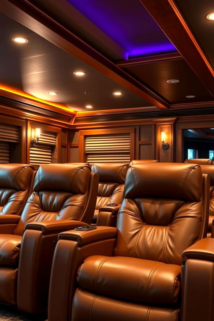 Luxurious Cowboy Recliner Retreat - 22 Dallas Cowboys Man Cave Ideas