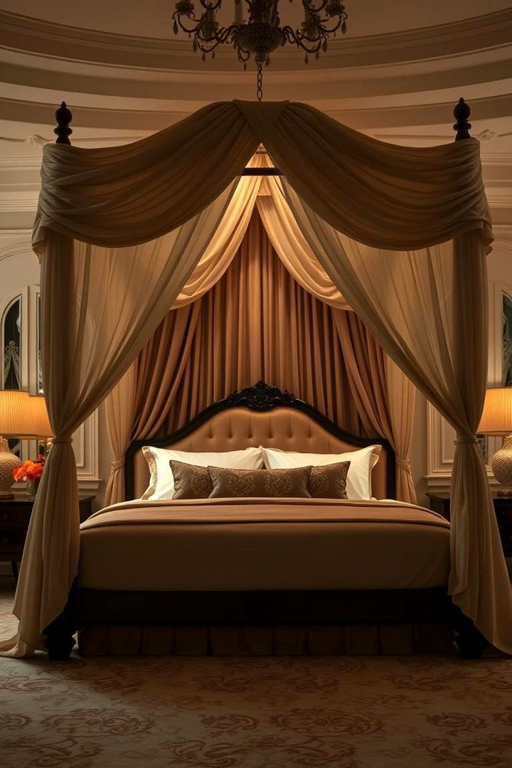 Luxurious Draped Canopy Bed - 22 Canopy Bed Ideas