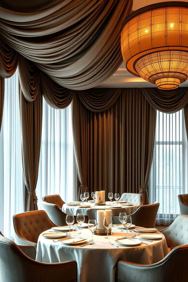 Luxurious Drapery and Upholstery - 22 Formal Dining Room Ideas