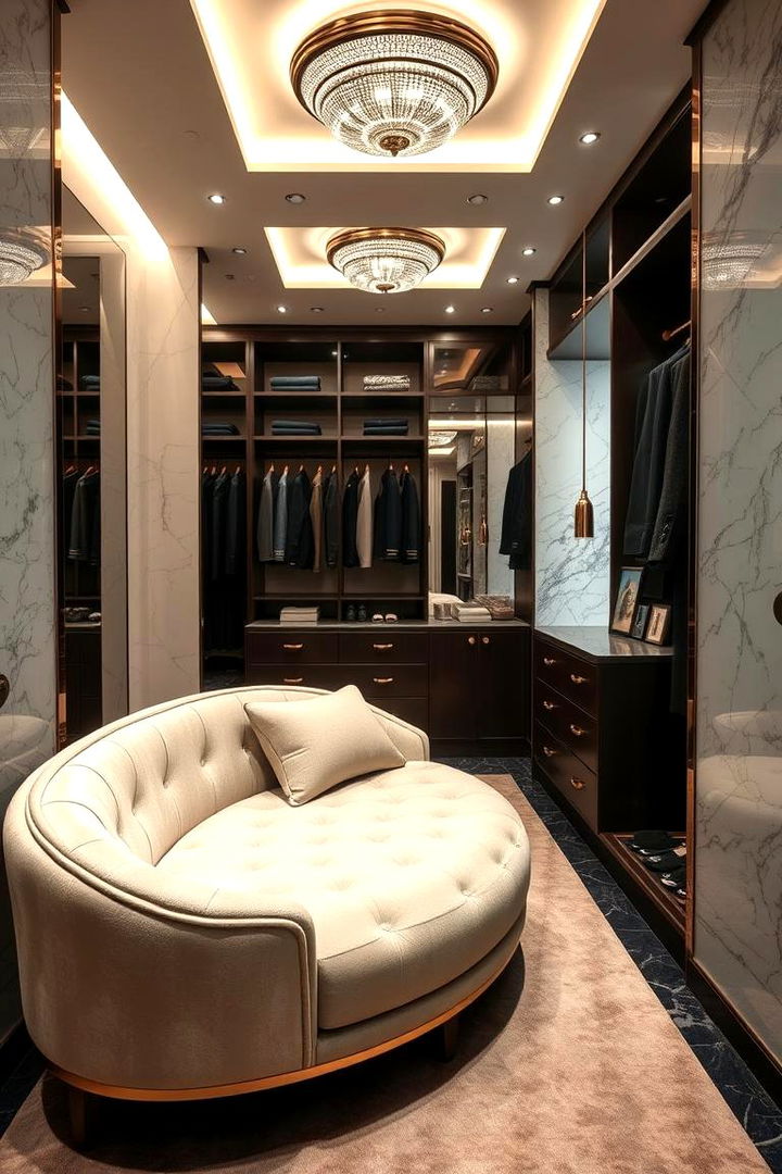 Luxurious Dressing Area for Enhanced Indulgence - 22 Walk in Closet Ideas
