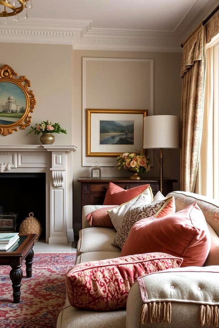 Luxurious Fabric Touch - 22 Dulux Egyptian Cotton Living Room Ideas