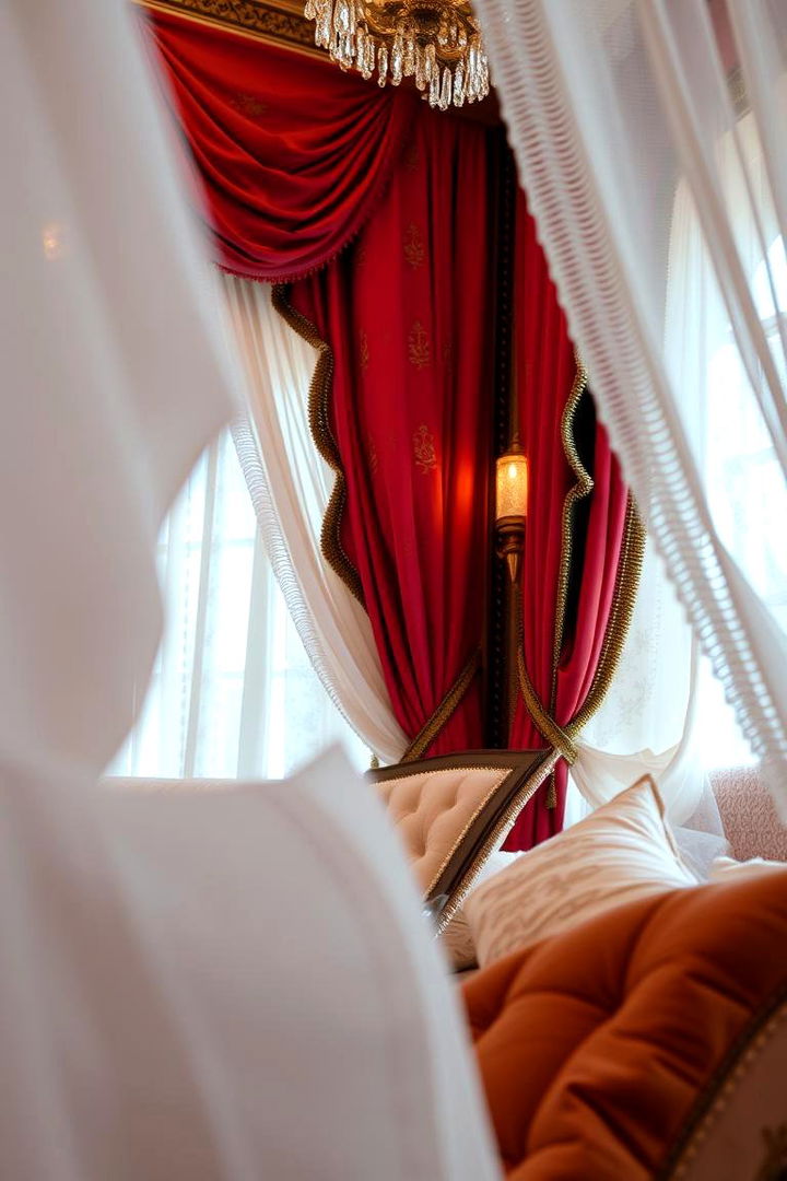 Luxurious Fabrics and Detailed Embroidery - 22 Moroccan Living Room Ideas