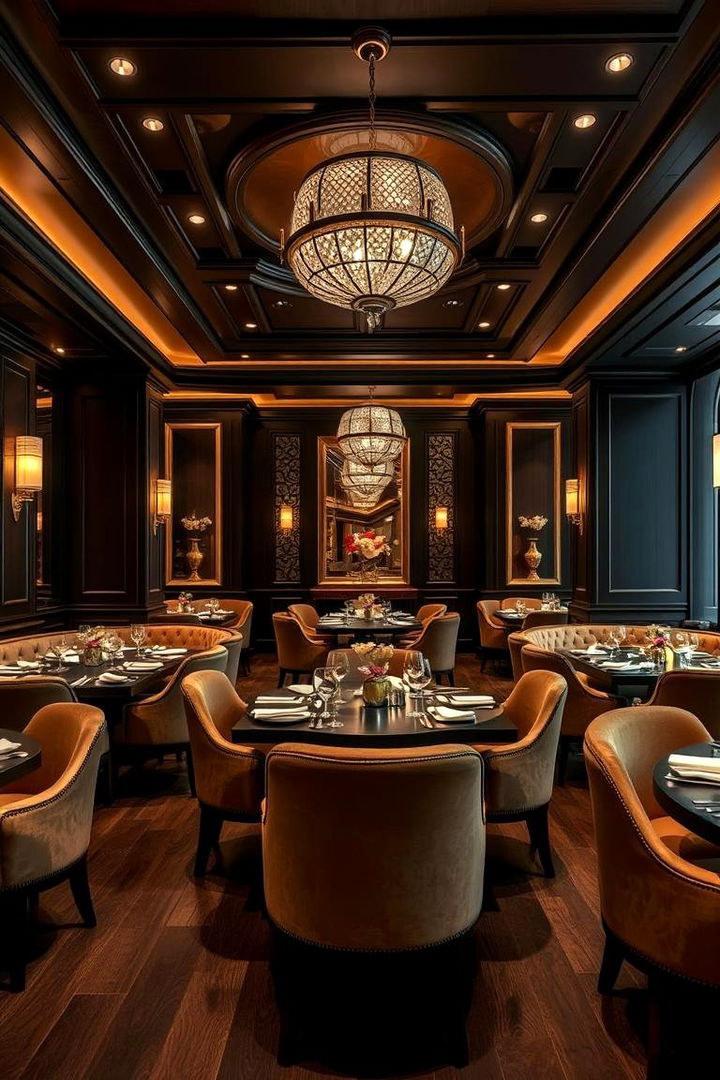 Luxurious Finish Statements - 22 dark wood floor dining room ideas