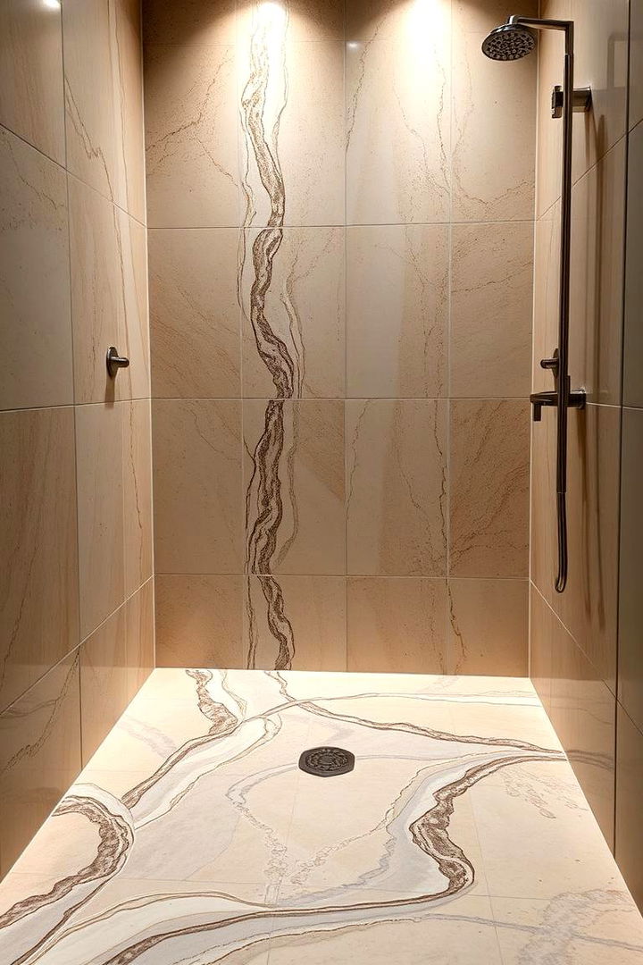 Luxurious Finish - 22 Shower Floor Tile Ideas
