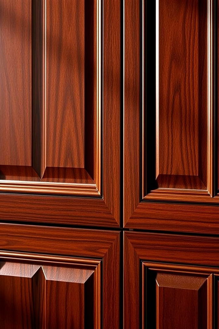 Luxurious Finishes - 22 Dark Wood Kitchen Cabinets