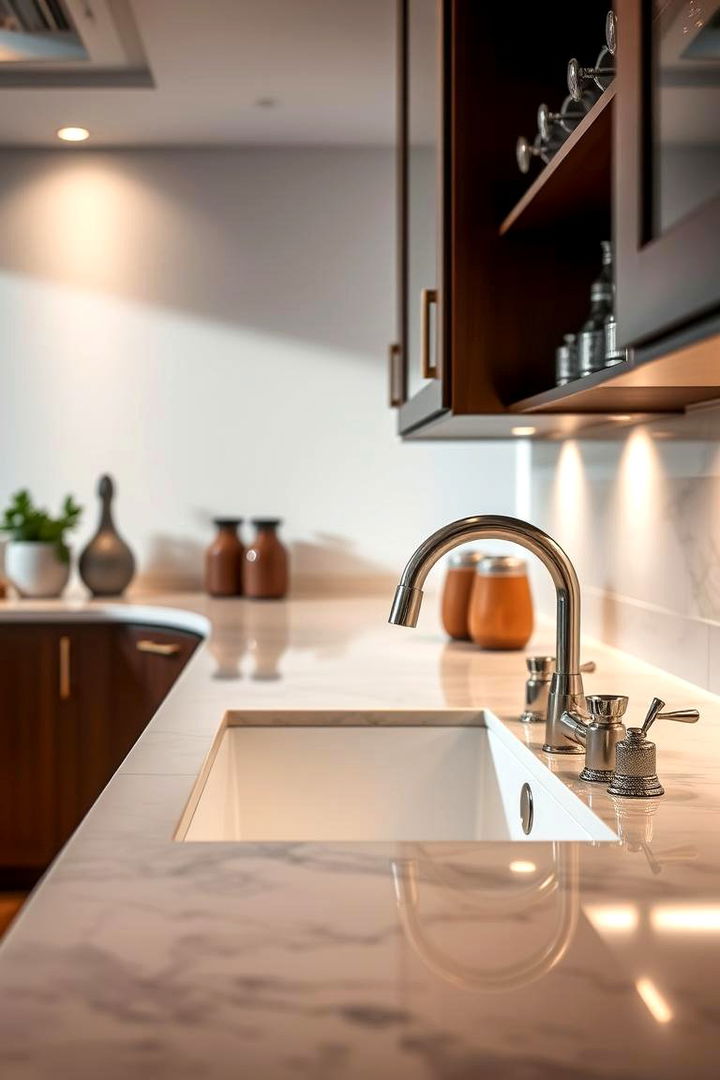 Luxurious Fixtures Appeal - 22 Kitchen Sink Ideas