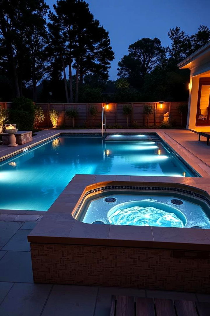 Luxurious Leisure Experience - 22 Rectangle Pool With Hot Tub