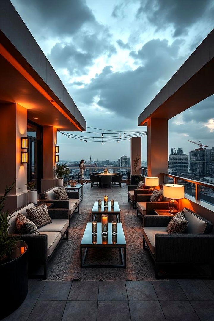 Luxurious Lounge Area - 22 Rooftop Deck Ideas
