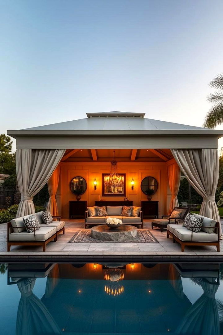 Luxurious Outdoor Living Gazebo - 22 Pool Gazebo Ideas