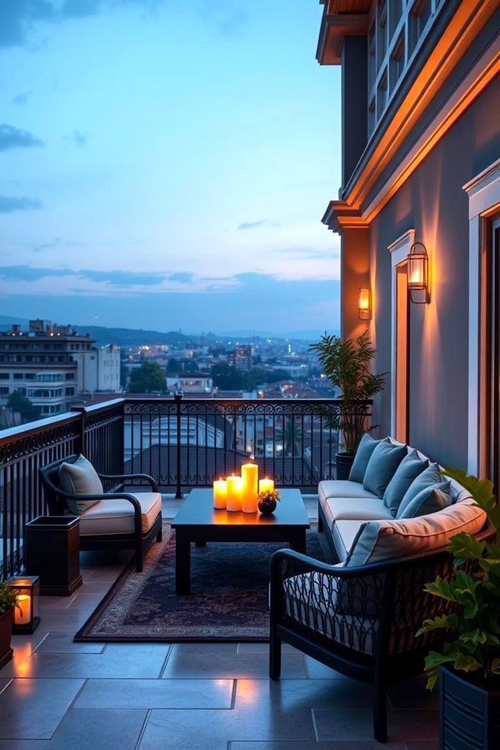 Luxurious Outdoor Lounge on Juliet Balconies - 22 Juliet Balcony Ideas