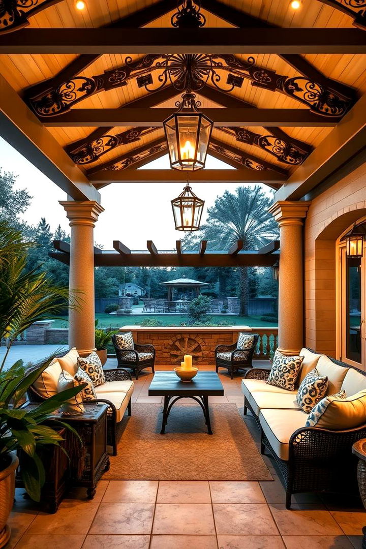 Luxurious Pergola Retreat - 22 Patio With a Pergola Ideas