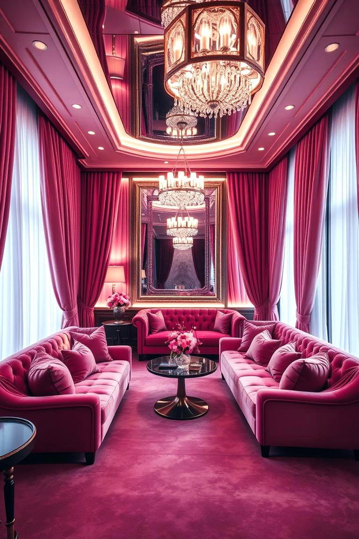 Luxurious Pink and Velvet Touches - 22 Pink Bedroom Ideas