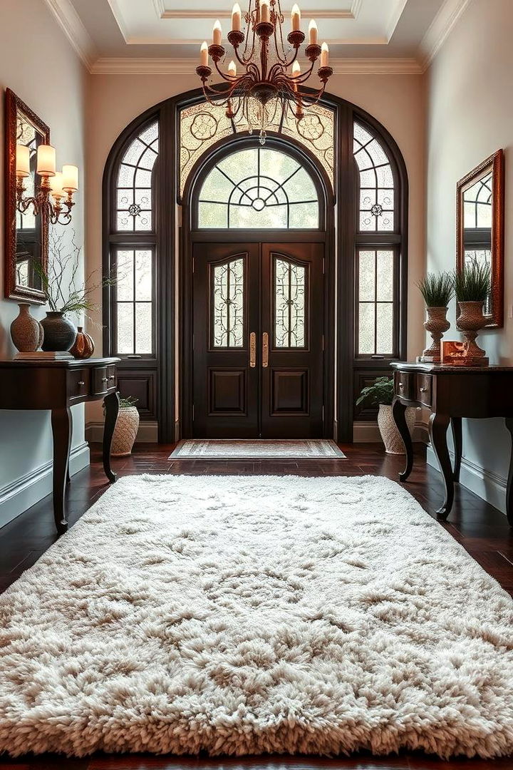 Luxurious Plush Rugs - 22 Entryway Rug Ideas