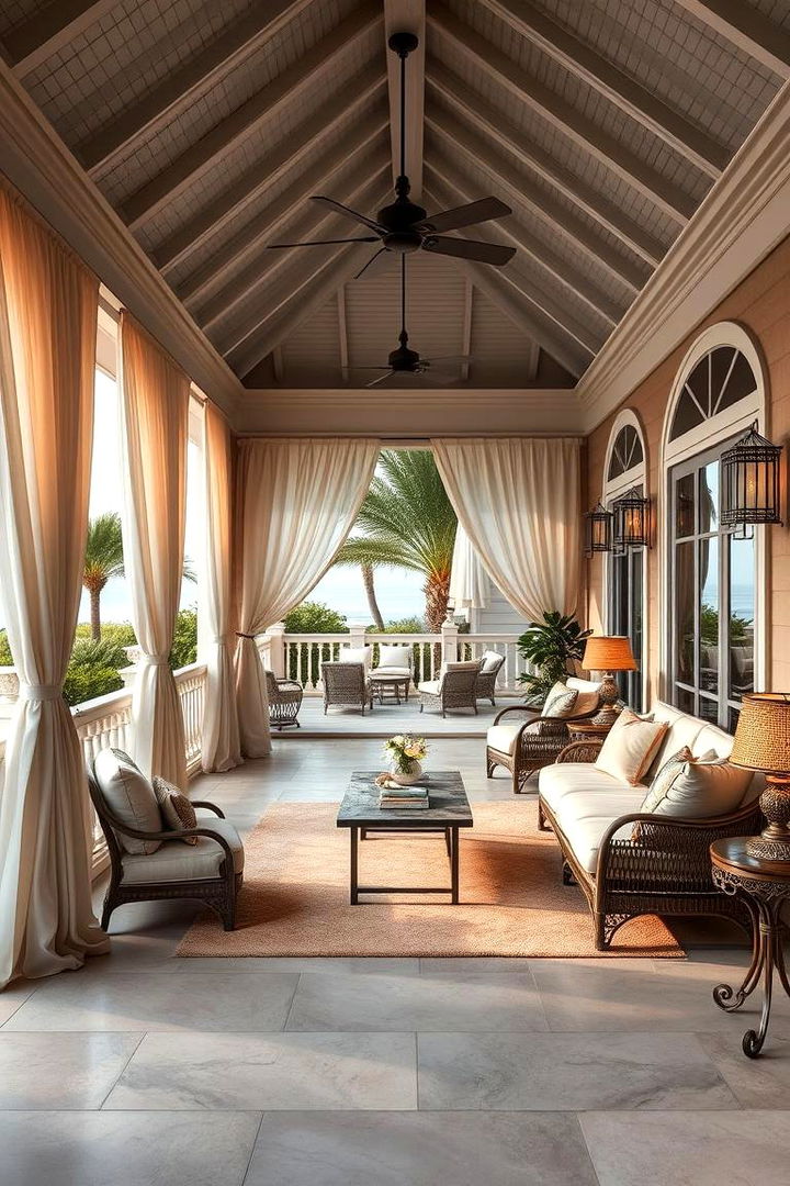 Luxurious Resort Inspired Covered Porch - 22 Covered Porch Ideas