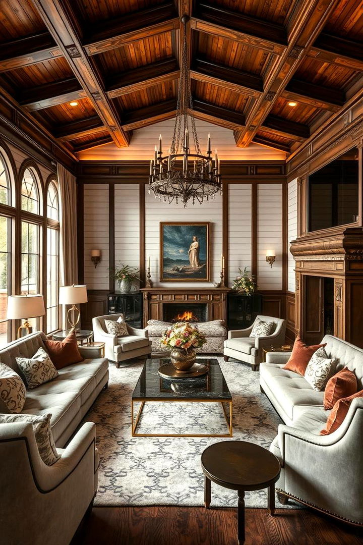 Luxurious Shiplap Detailing - 22 Shiplap Living Room Ideas