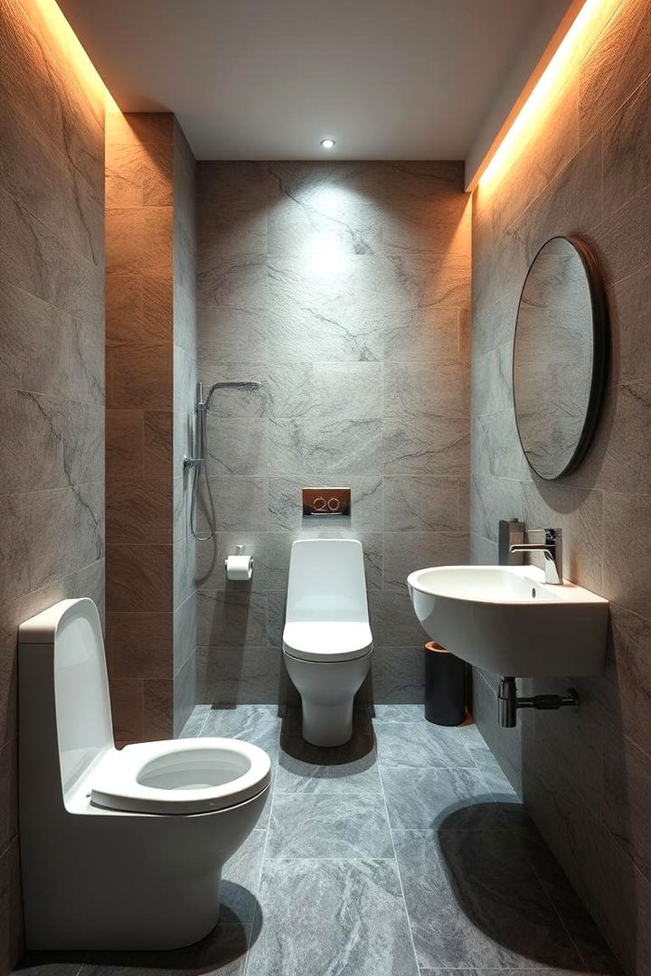 Luxurious Spa Like Escape - 22 Downstairs Toilet Ideas