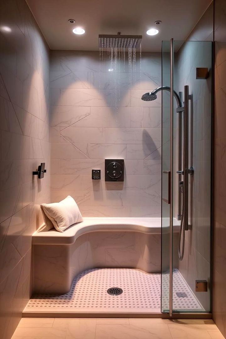 Luxurious Steam Experience - 22 Corner Shower Ideas