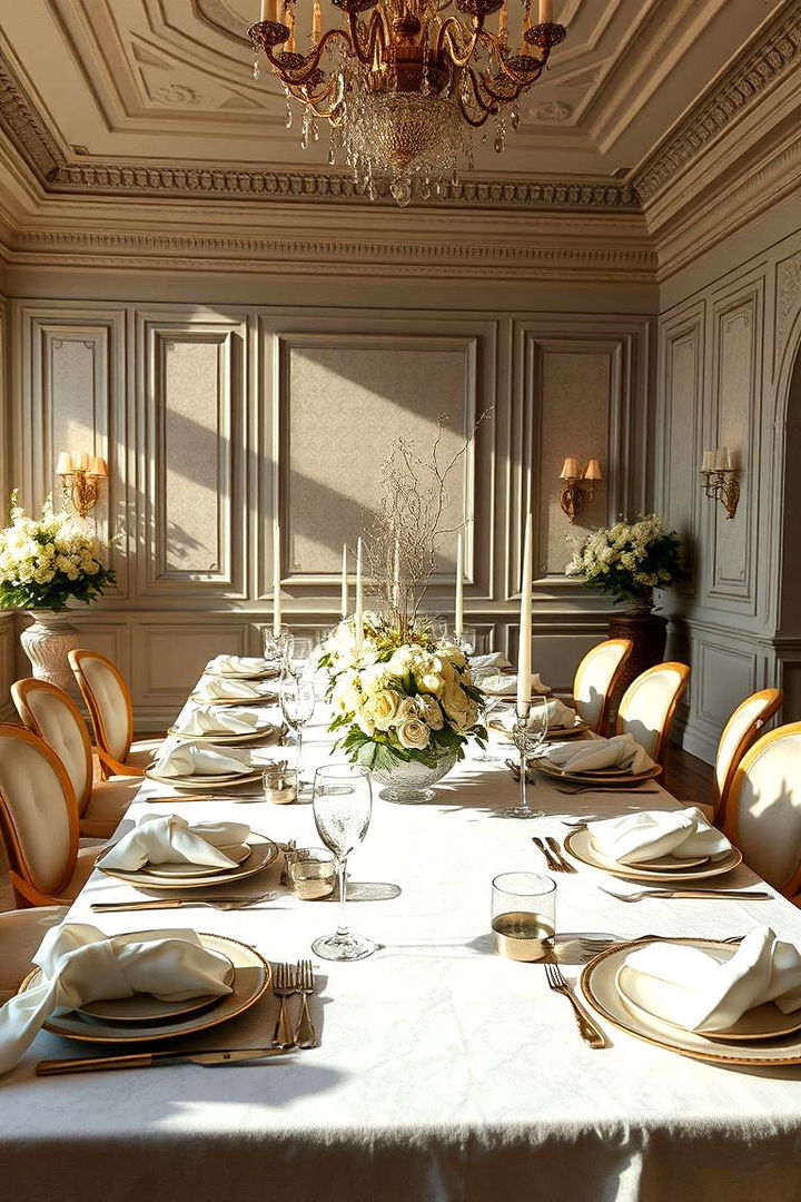 Luxurious Table Settings - 22 Moody Dining Room Ideas