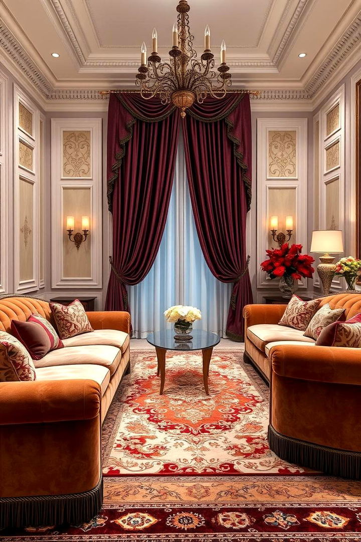 Luxurious Textiles and High Quality Fabrics - 22 Formal Living Room Ideas