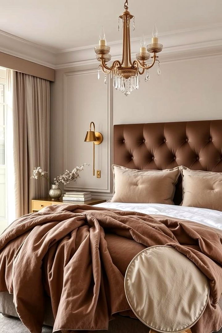 Luxurious Textures - 22 Taupe Bedroom Ideas