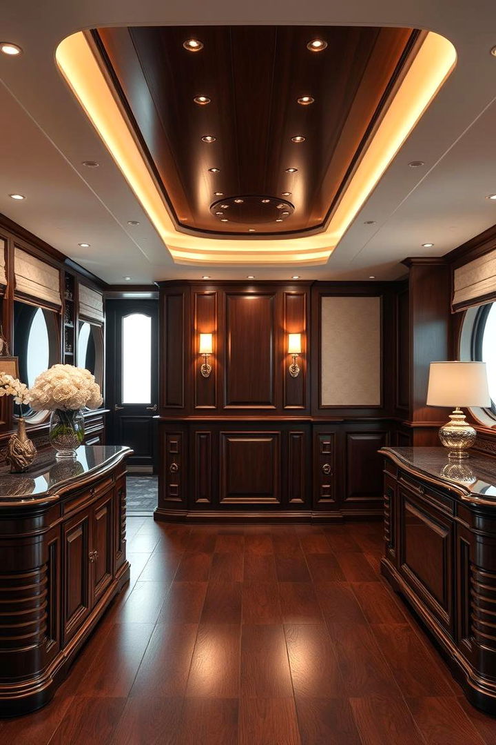 Luxurious Touch Upscale Interiors - 22 Dark Walnut Floors for Rooms