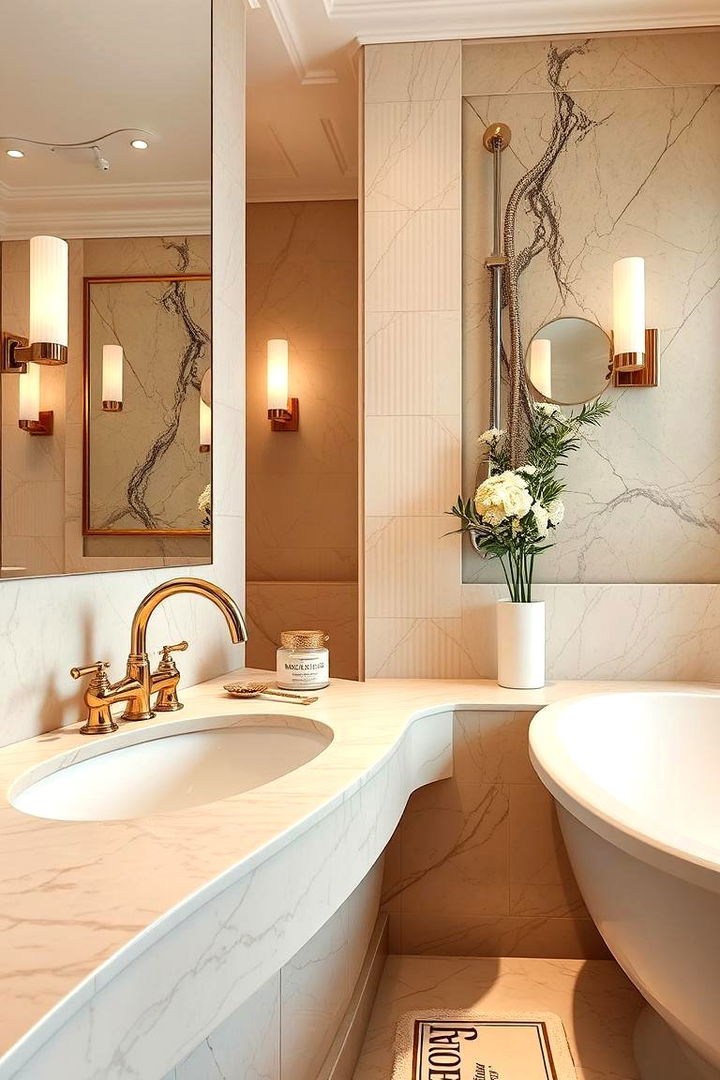 Luxurious Touches and Details - 22 Beige Bathroom Ideas