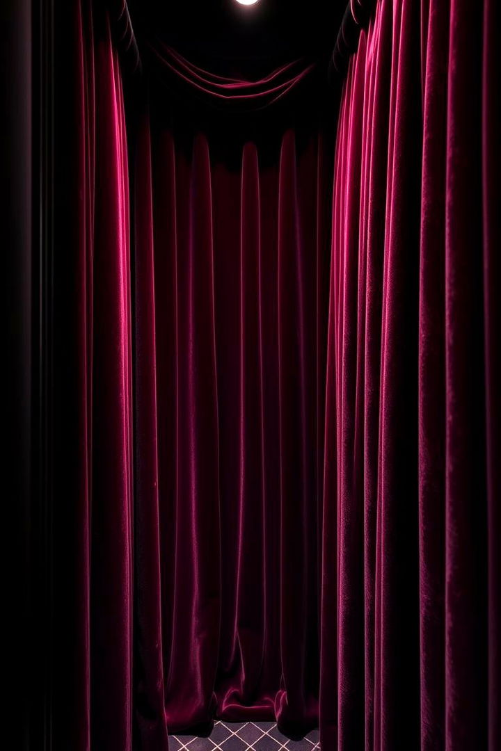 Luxurious Velvet Draperies - 22 closet curtain ideas