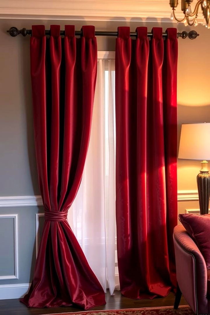 Luxurious Velvet Drapes - 22 Sliding Door Curtain Ideas