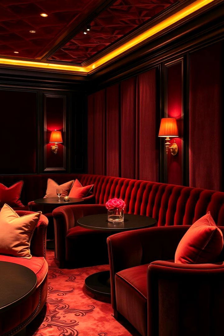 Luxurious Velvet Lounge - 22 Living Room Nook Ideas