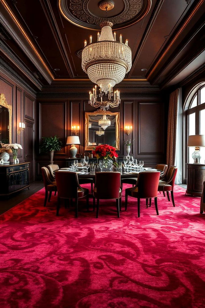 Luxurious Velvet Touch - 22 Carpeted Dining Room Ideas
