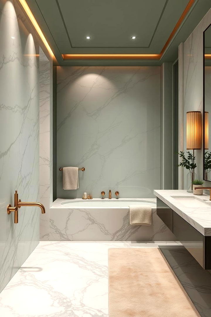 Luxurious and Relaxed - 22 Sage Green Bathroom Ideas