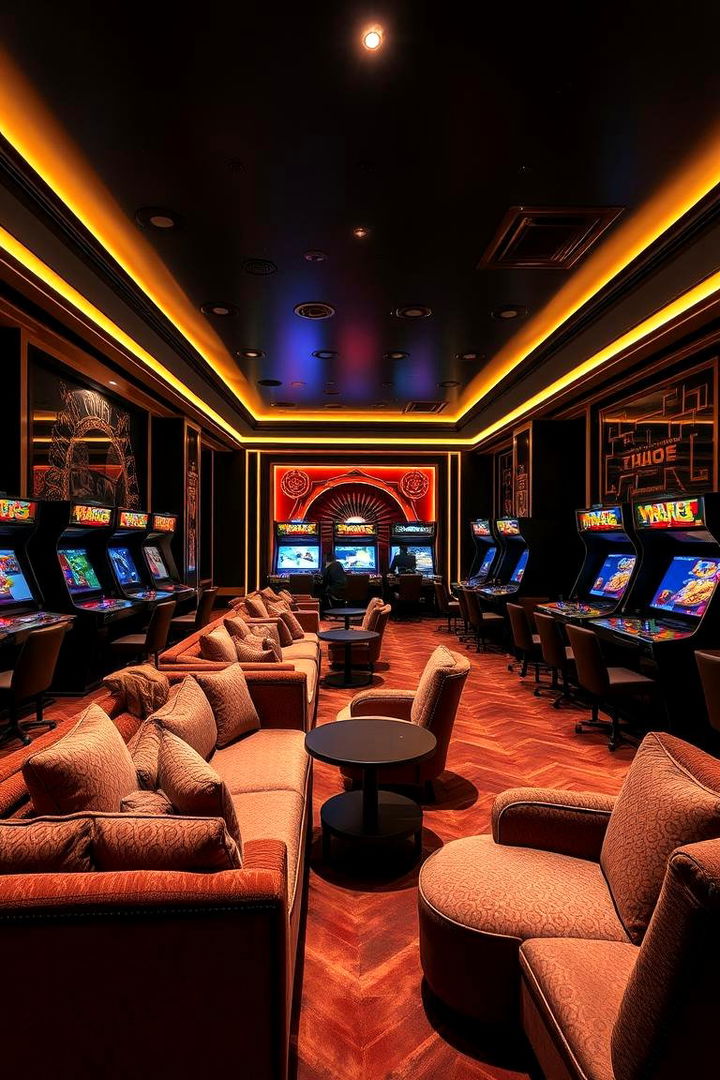 Luxury Arcade Lounge - 22 Arcade Room Ideas