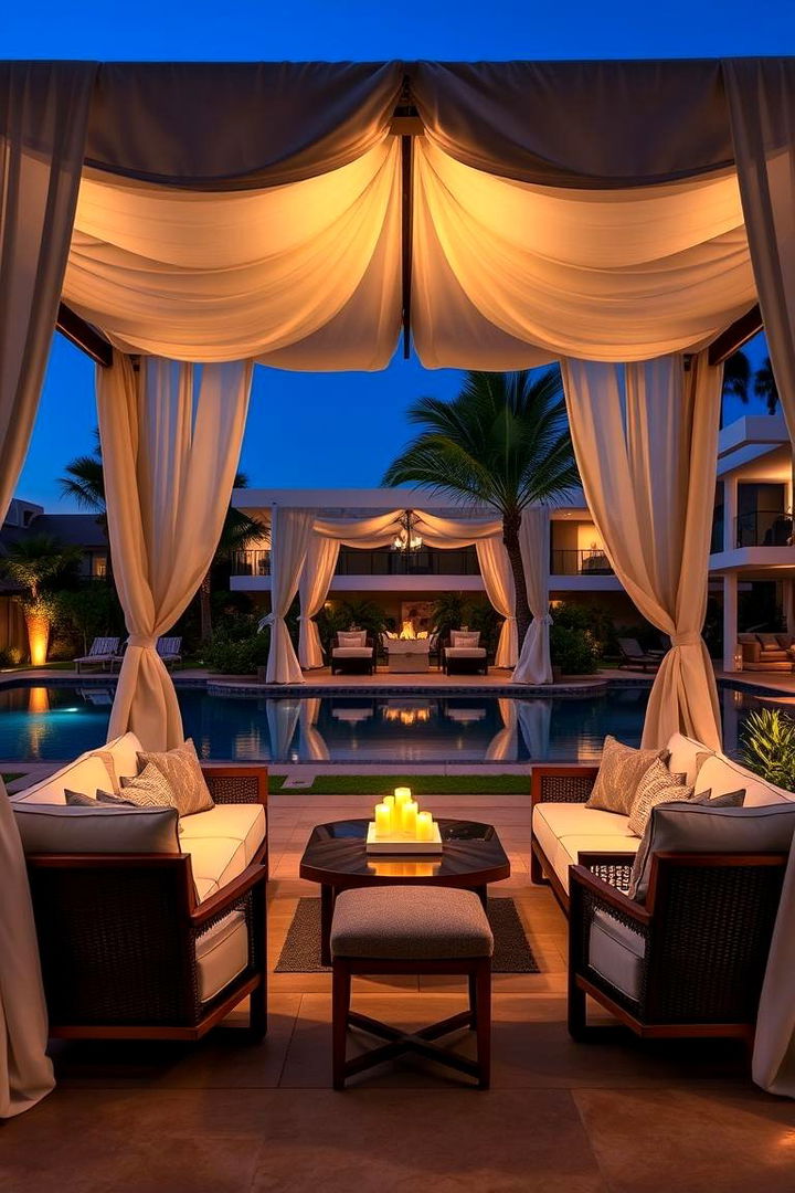 Luxury Cabana Style - 22 Pool Patio Ideas