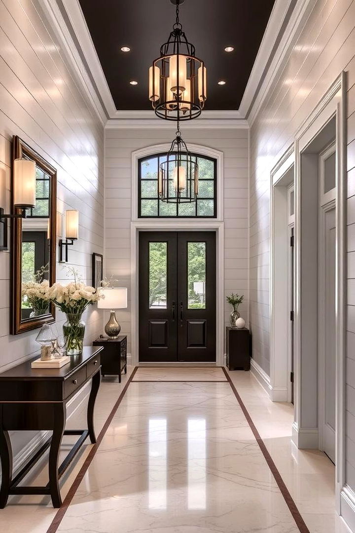 Luxury Finishes Entryways - 22 Shiplap Wall Entryway Ideas