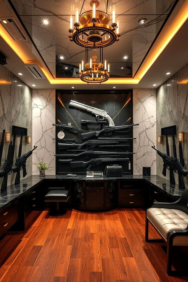 Luxury Finishes and Textures - 22 Gun Room Ideas