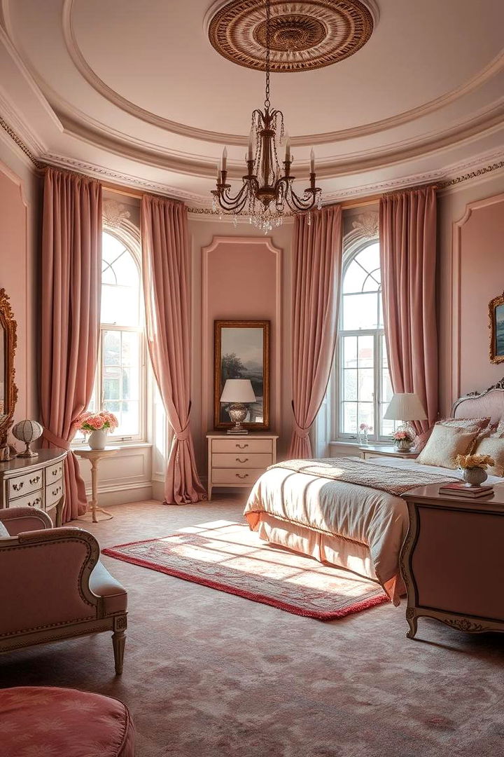 Luxury Finishes for a Glamorous Touch - 22 Dusty Rose Bedroom Ideas