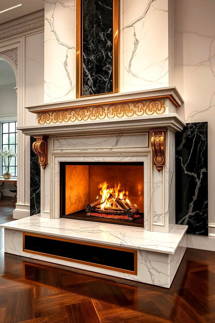Luxury Finishes with High End Materials - 22 Double-sided Fireplace Ideas
