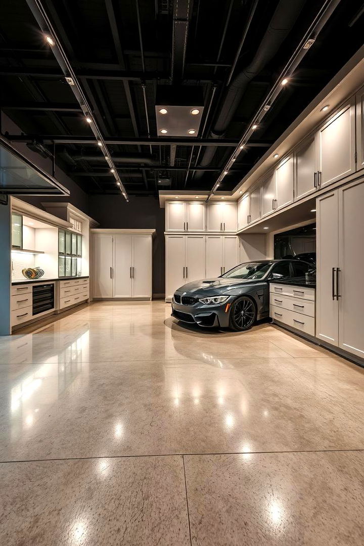Luxury Garage with Gleaming Finishes - 22 Detached Garage Ideas