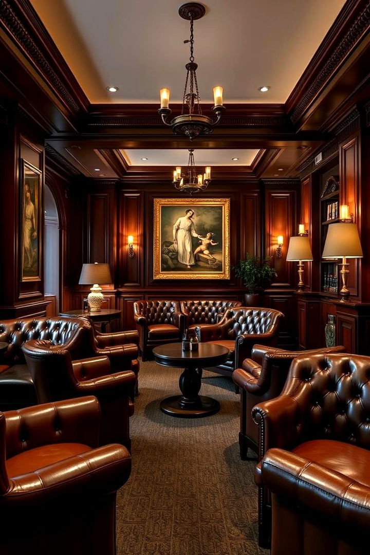 Luxury Gentlemens Club - 22 Cigar Room Ideas