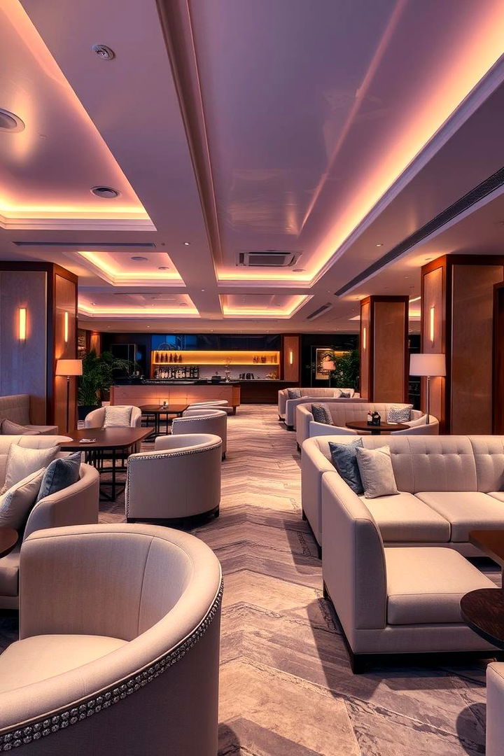 Luxury Hotel Lounge Setting - 22 Wedding Rehearsal Dinner Ideas